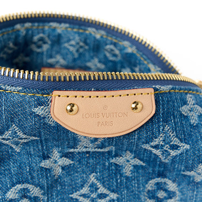 Louis Vuitton Monogram Denim Hills Pochette Blue 7 of 11