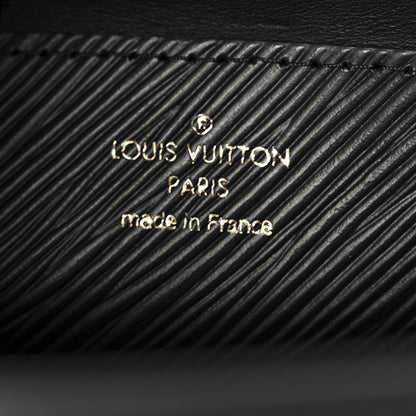 Louis Vuitton Epi Twist Braided Strap Shoulder Bag MM Black 6 of 9