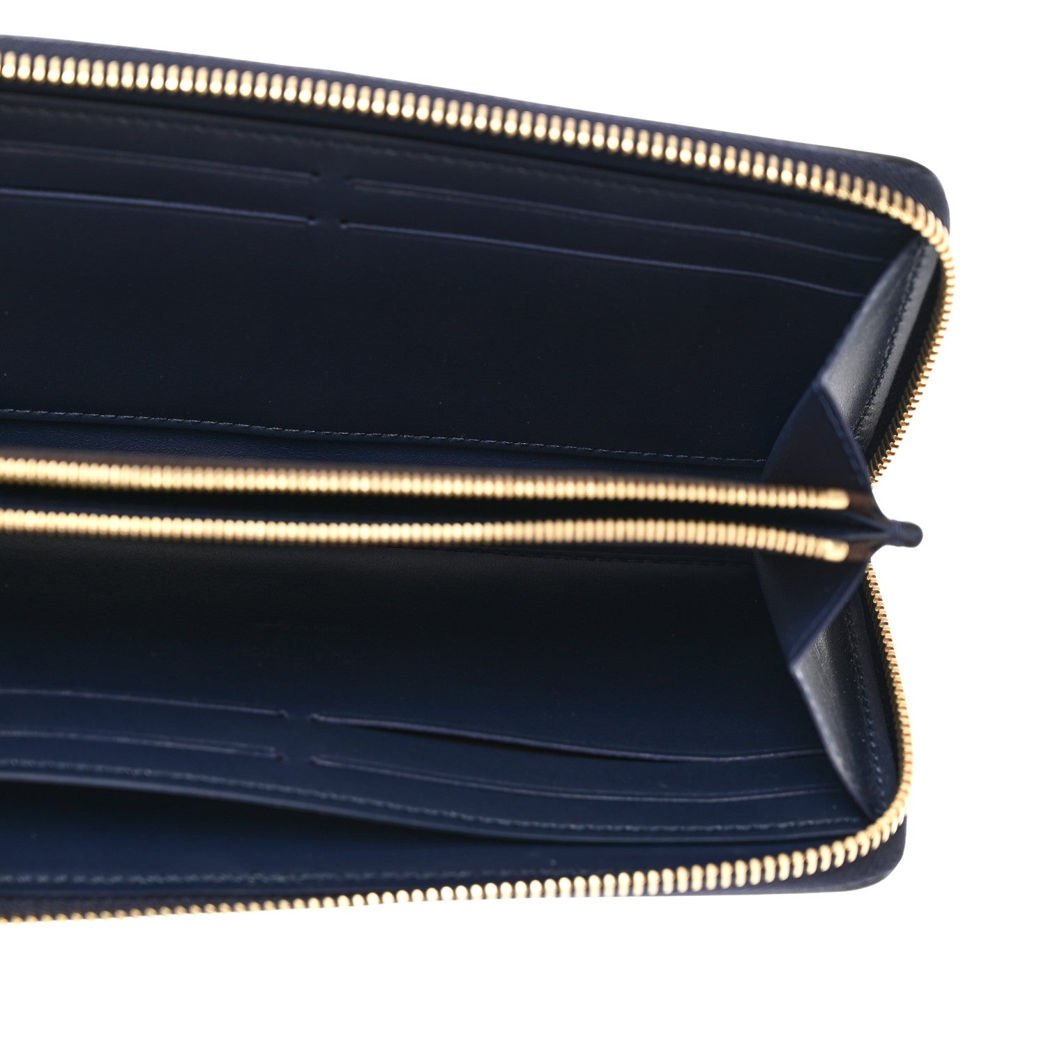 Louis Vuitton Vernis Miroir Clemence Wallet Blue 5 of 7