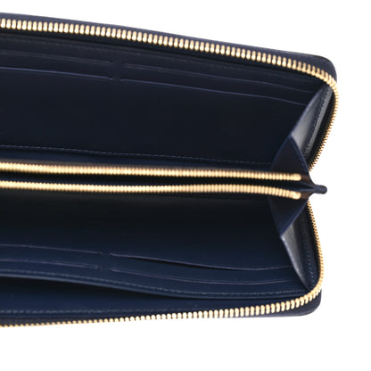 Louis Vuitton Vernis Miroir Clemence Wallet Blue 5 of 7