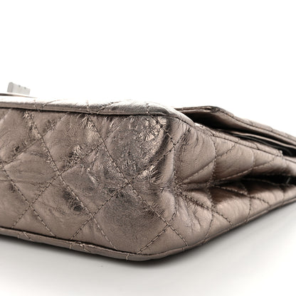 Chanel Metallic Aged Calfskin Quilted 2.55 Reissue 227 Flap Pewter 10 of 10