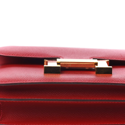 Hermes Epsom Constance 18 Rouge Casaque 13 of 20