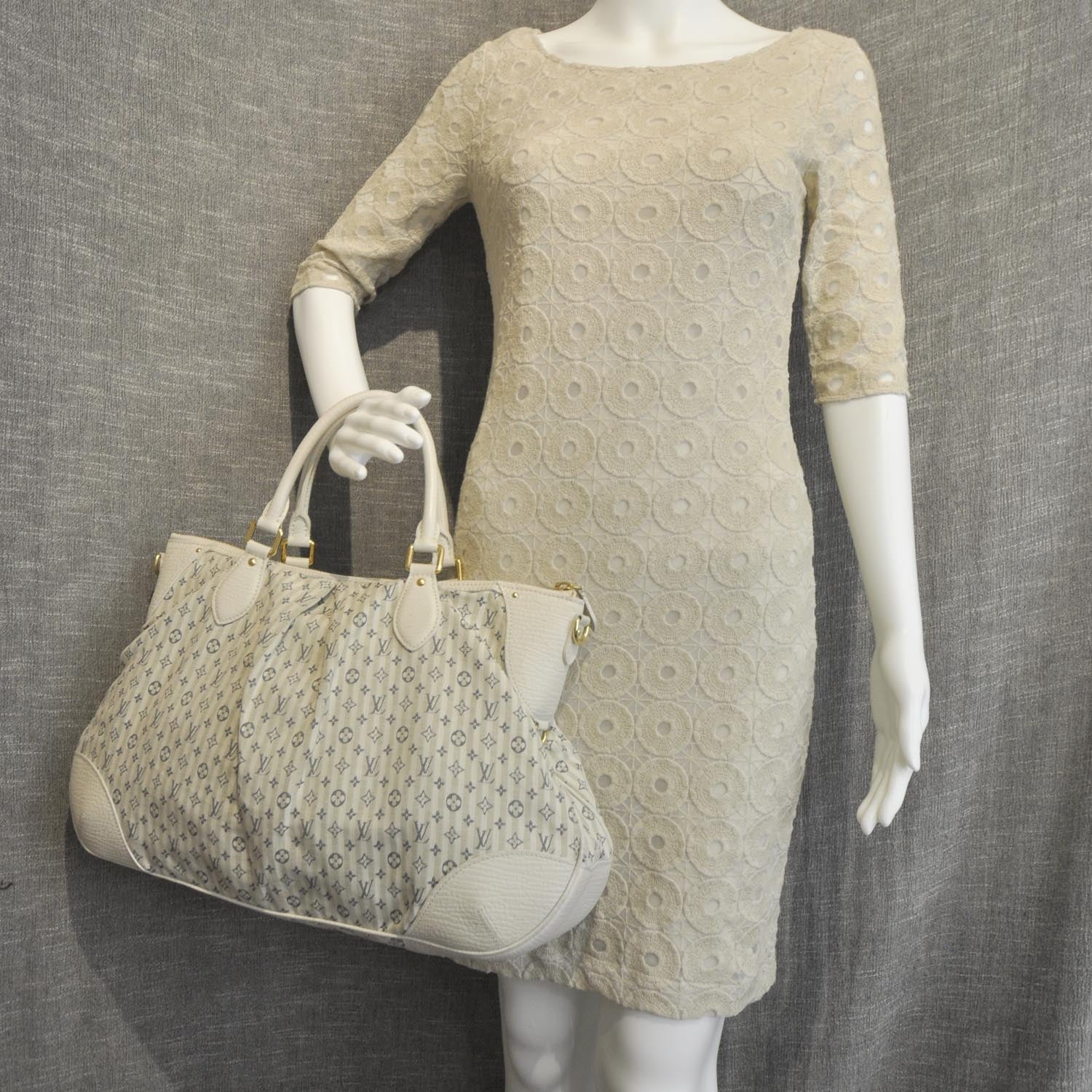 Louis Vuitton Mini Lin Croisette Marina GM Blue 2 of 8
