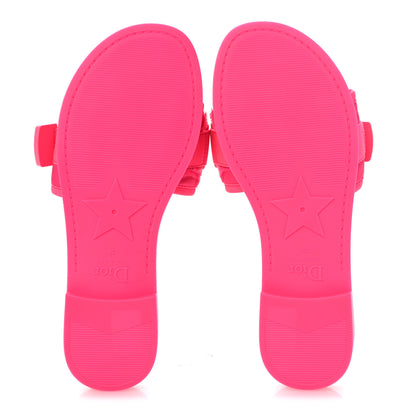 Christian Dior Technical Stretch Fabric Camouflage Dio(r)evolution Slide Sandals 38 Fuchsia Fluo 7 of 12