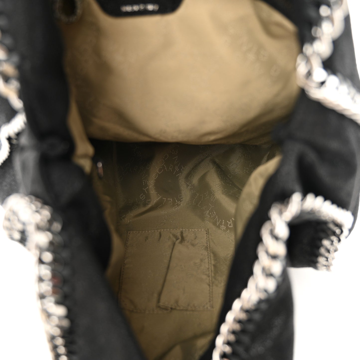 Shaggy Deer Falabella Fold Over Tote Black