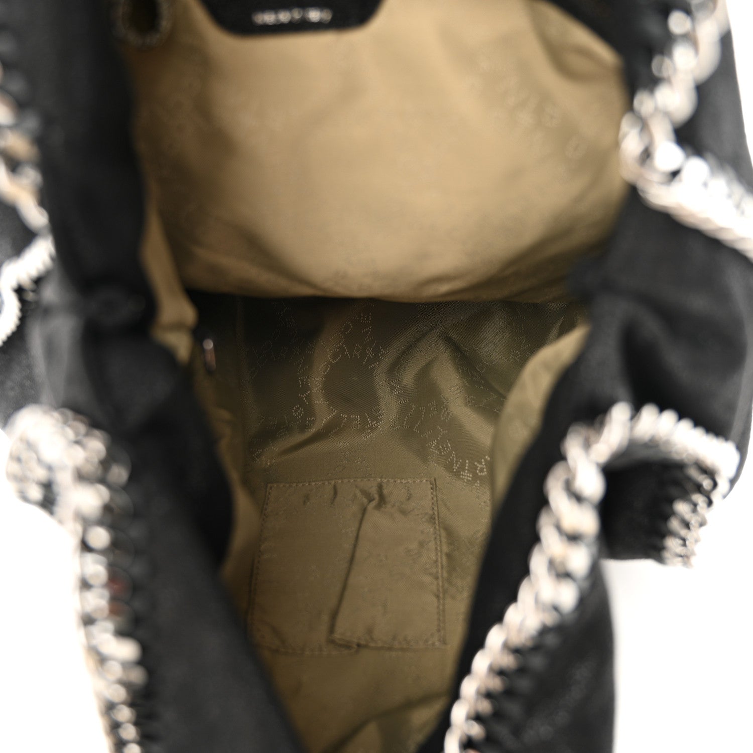 Stella McCartney Shaggy Deer Falabella Fold Over Tote Black 6 of 11