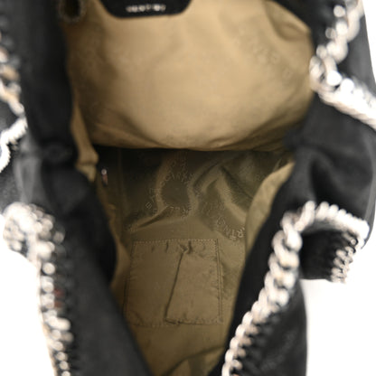 Stella McCartney Shaggy Deer Falabella Fold Over Tote Black 6 of 11