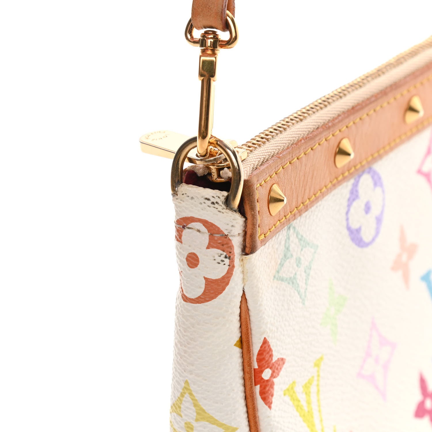 Louis Vuitton Monogram Multicolor Pochette Accessories White 15 of 15