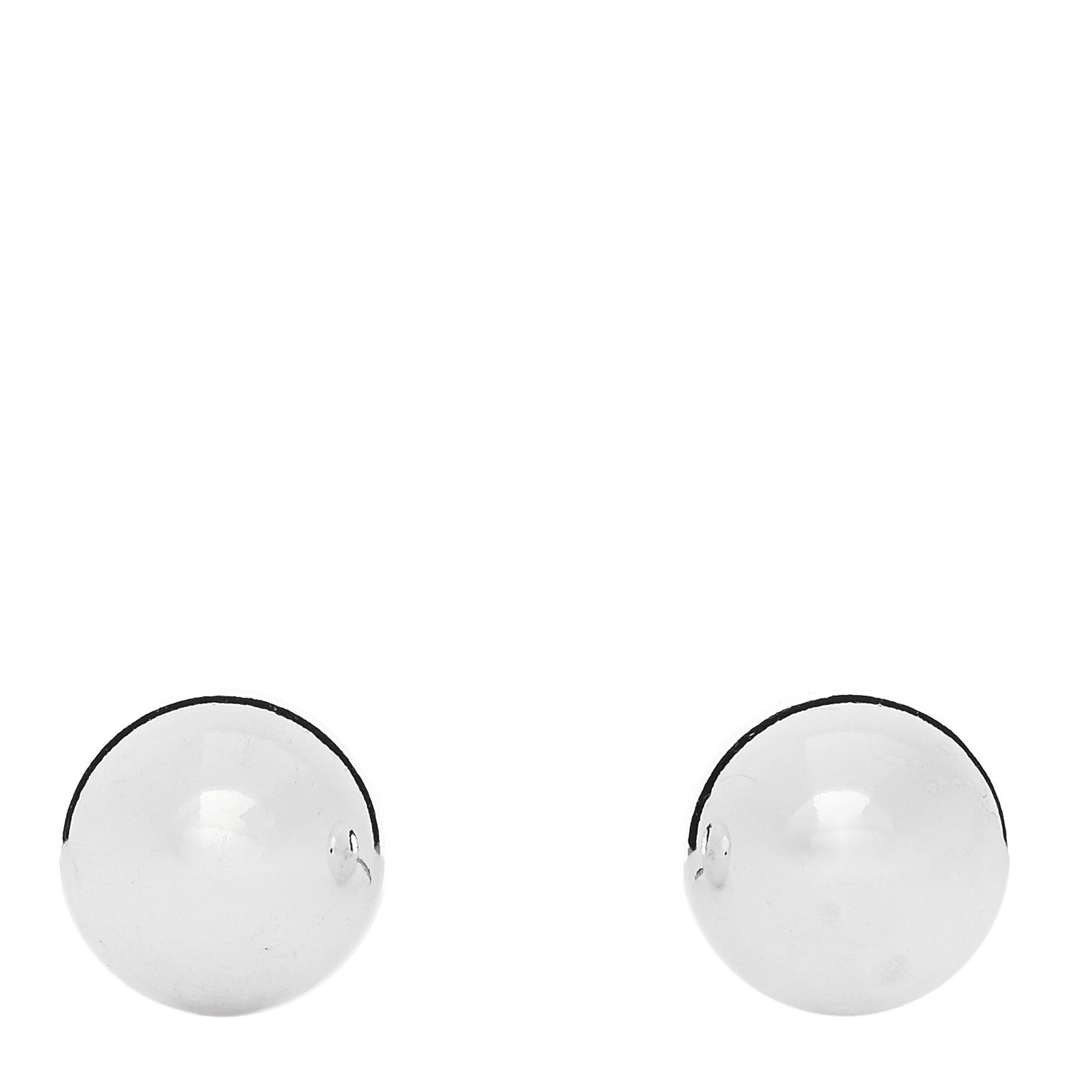 Tiffany Sterling Silver 10mm HardWear Ball Earrings 1 of 4
