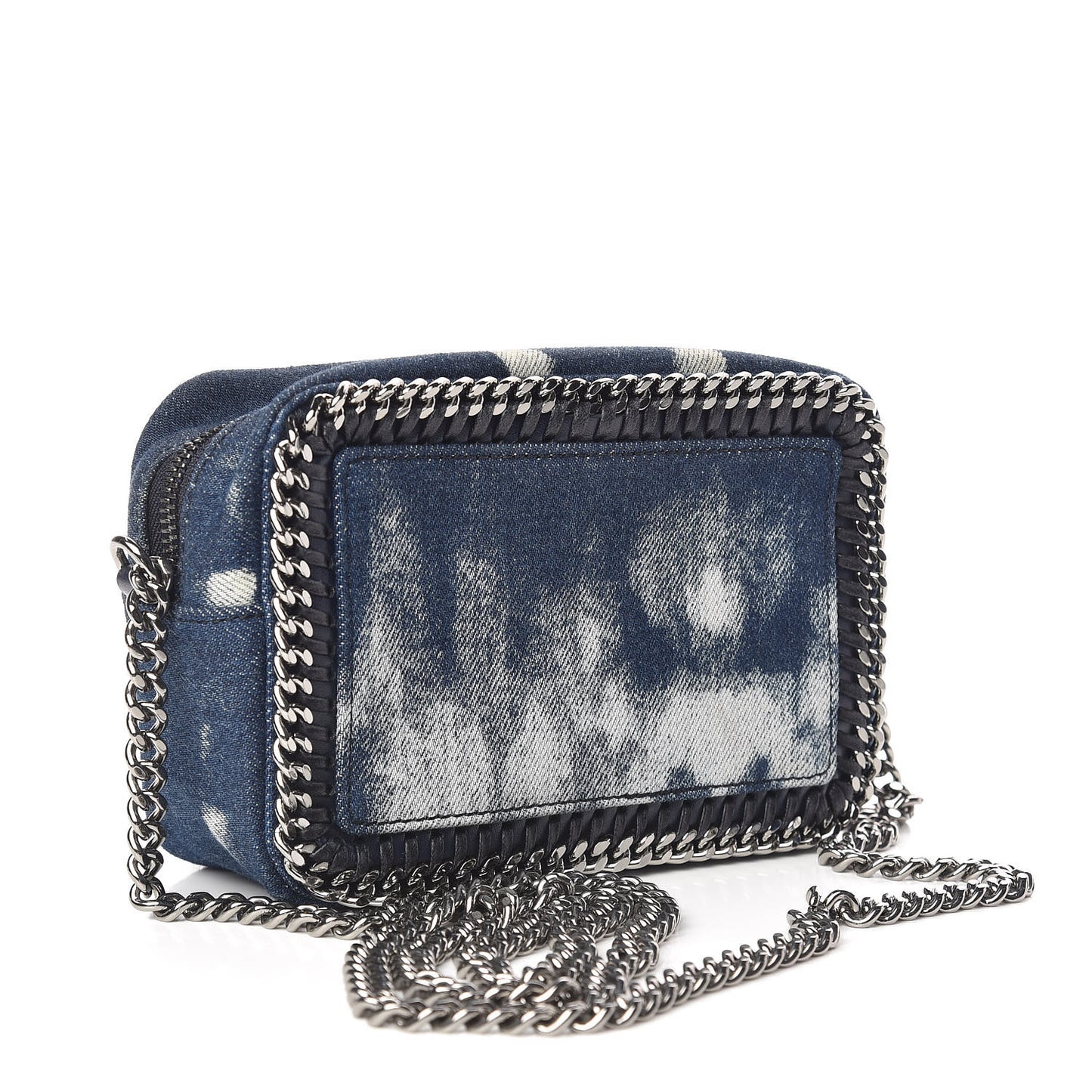Denim Love Falabella Crossbody Camera Bag Blue