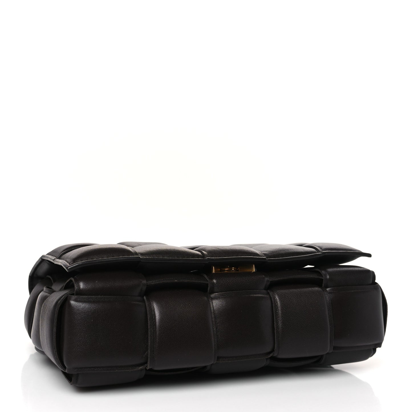 Nappa Maxi Intreccio Padded Cassette Crossbody Bag Fondant