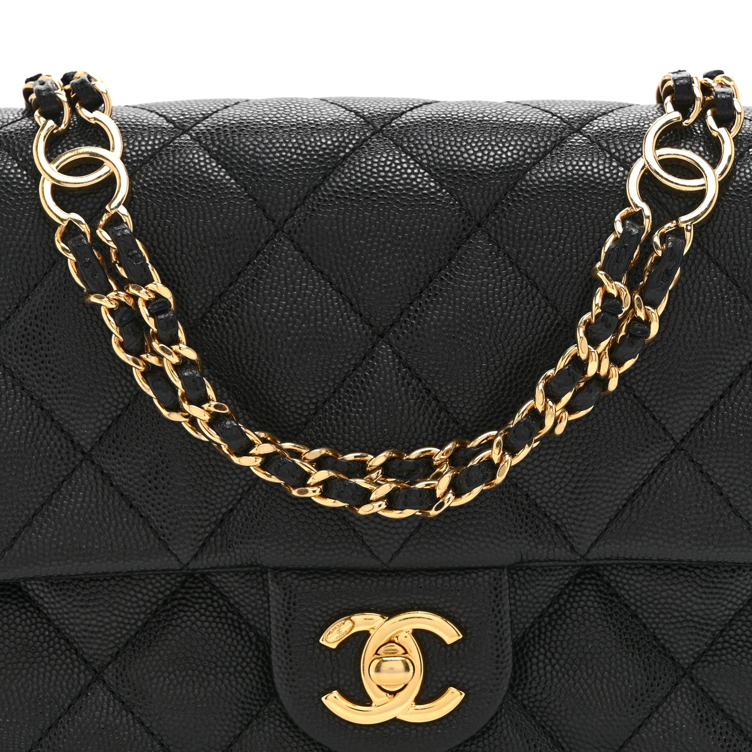 Chanel Caviar Quilted Mini CC You Flap Black 8 of 10