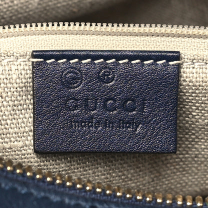 Gucci Microguccissima Medium Crossbody Bag Blue 6 of 11
