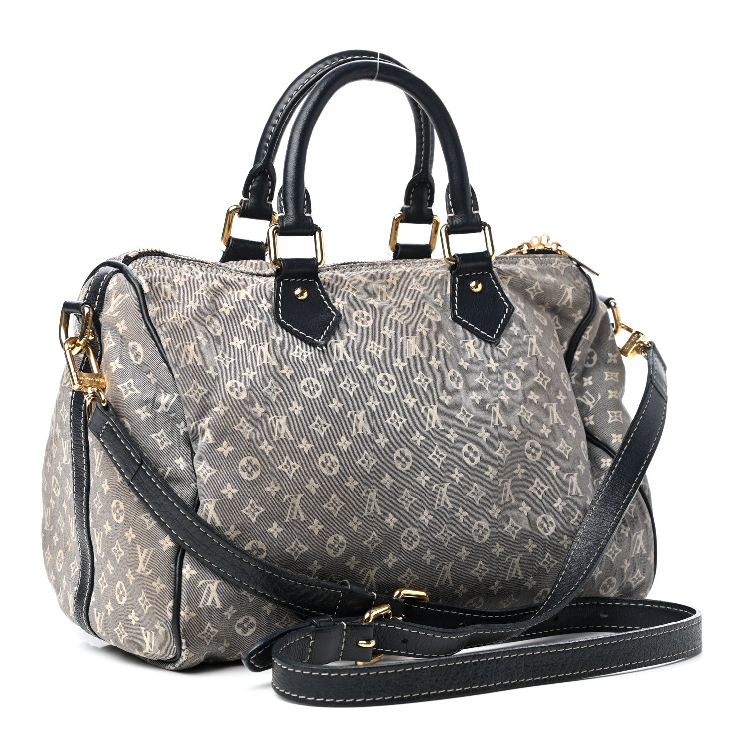Louis Vuitton Monogram Idylle Speedy Bandouliere 30 Encre 3 of 9