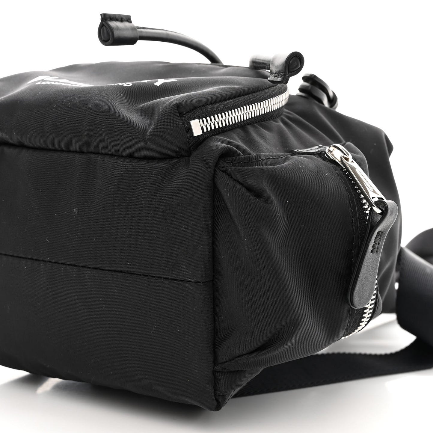 Nylon Logo Print Small Rucksack Backpack