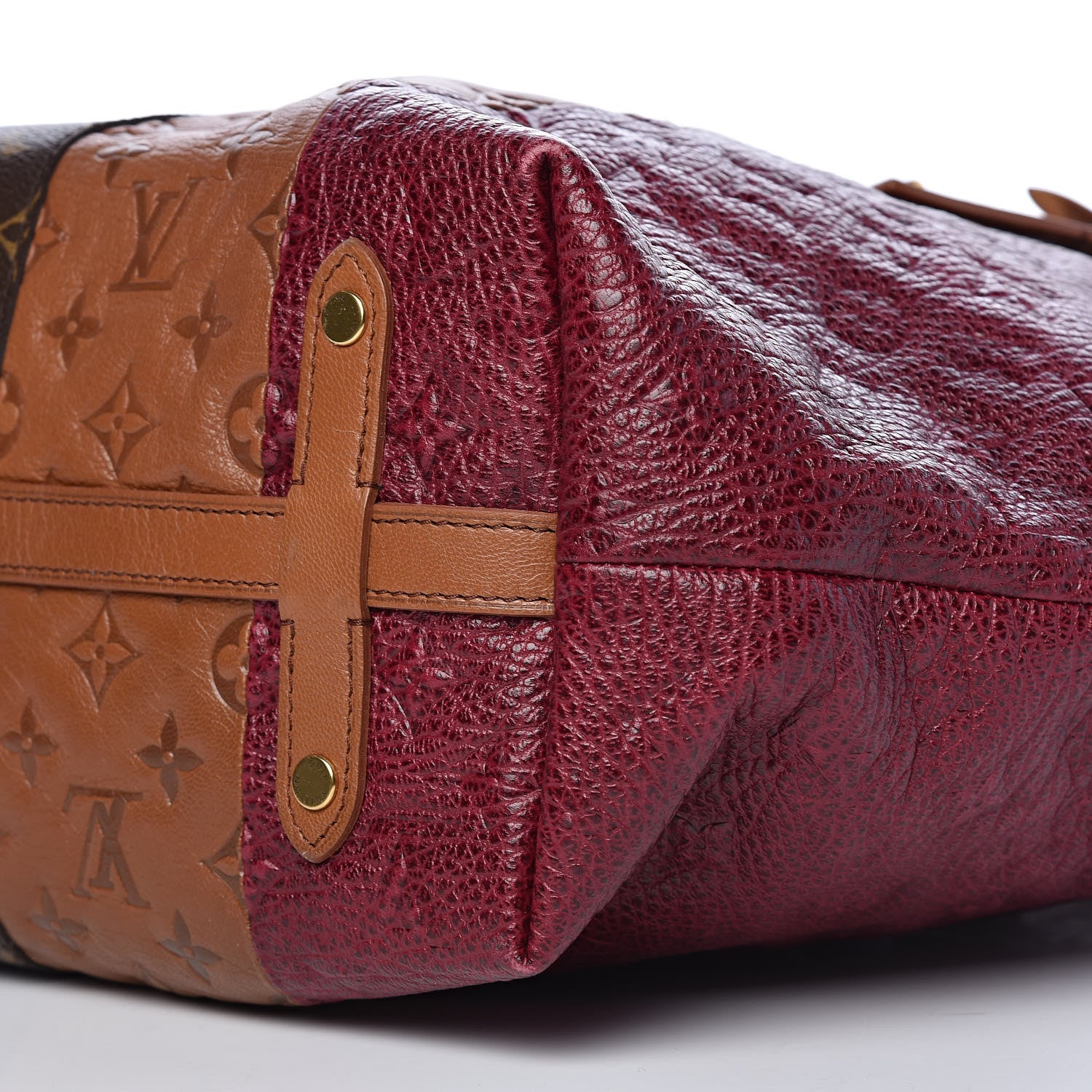 Louis Vuitton Monogram Stripes Medium Bag Bordeaux 9 of 12