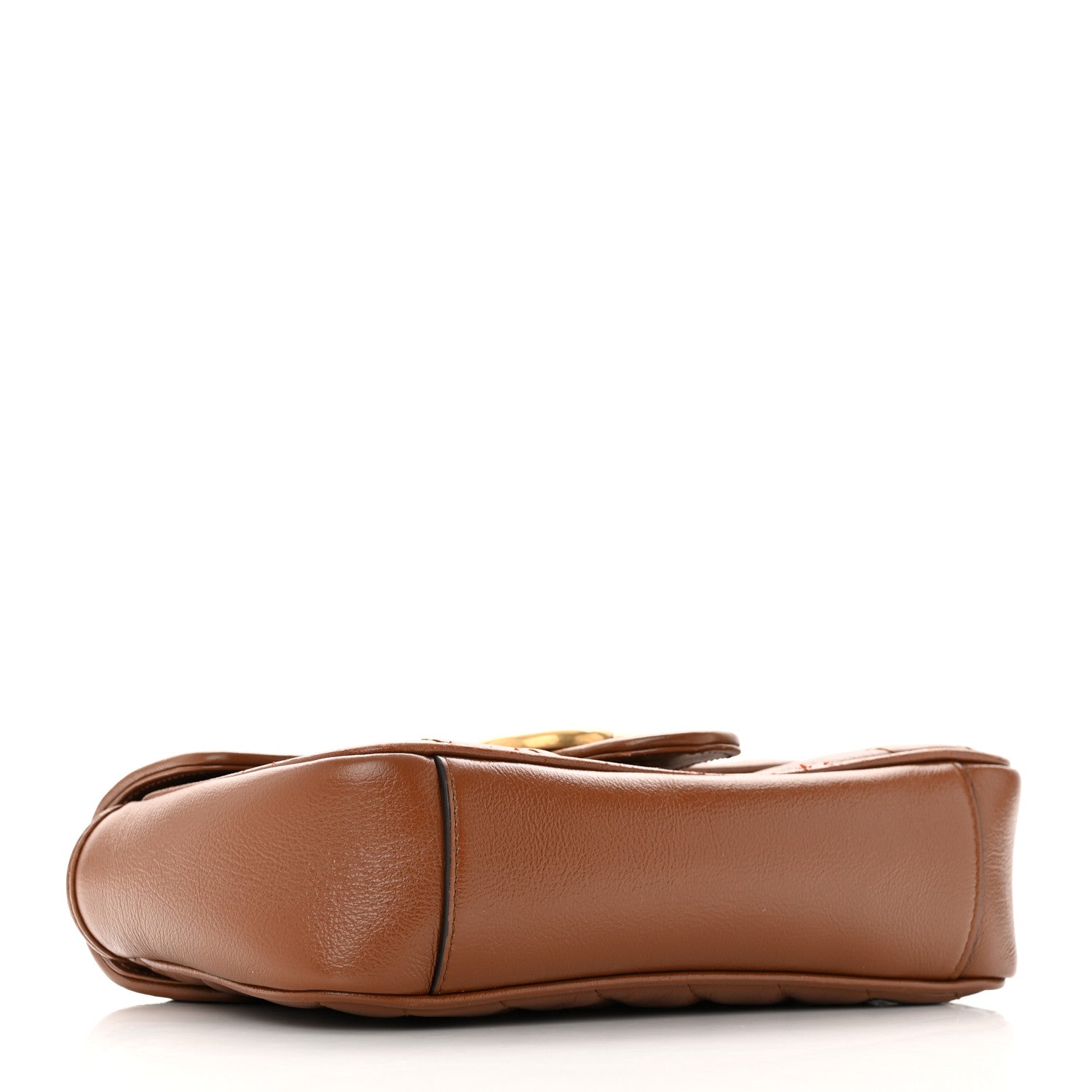 Gucci Azalea Calfskin Matelasse Diagonal Mini GG Marmont Shoulder Bag Cuir 4 of 18