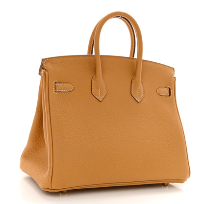 Hermes Togo Birkin 25 Natural Sable 3 of 12