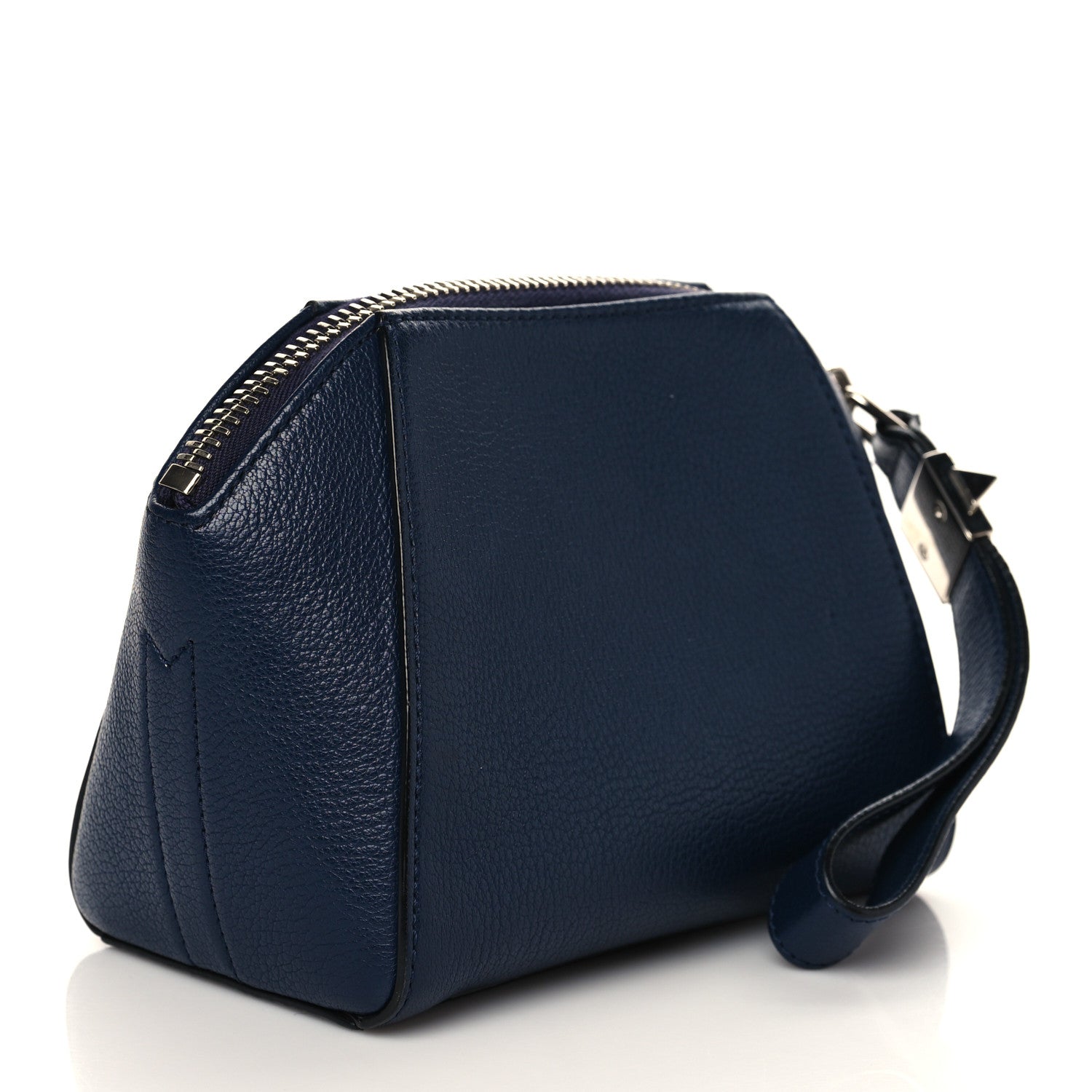 Givenchy Sugar Goatskin Small Antigona Beauty Wristlet Navy 3 of 7