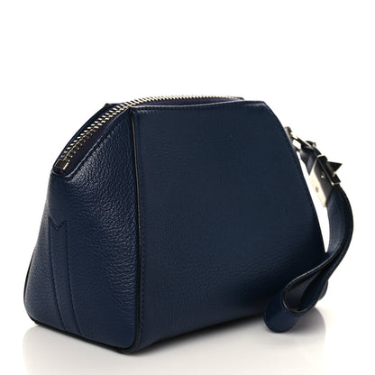 Givenchy Sugar Goatskin Small Antigona Beauty Wristlet Navy 3 of 7