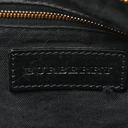 Burberry House Check Bridle Calfskin Medium Alchester Bowling Bag Black 6 of 21