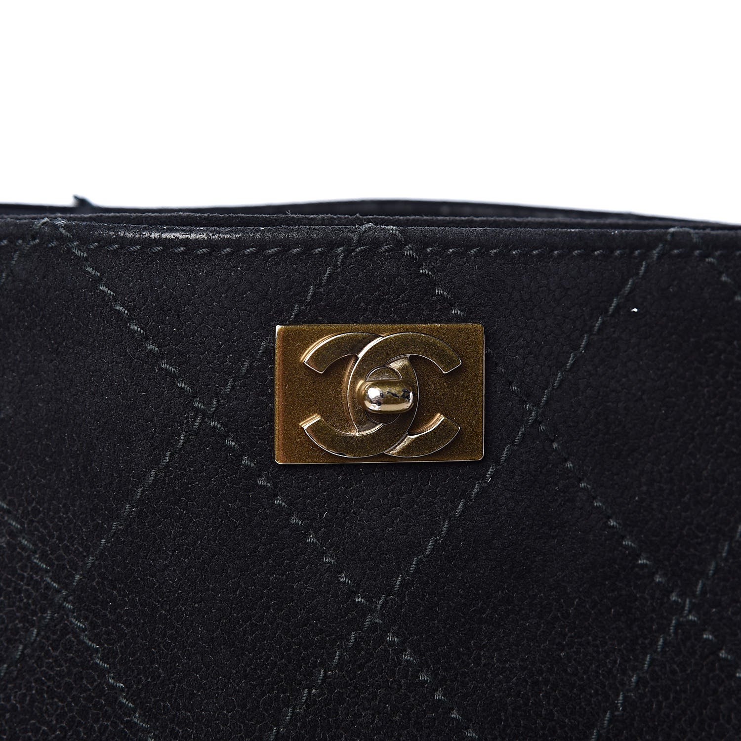 Chanel Iridescent Caviar Quilted Tote Black 10 of 16