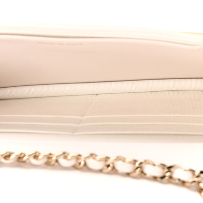 Chanel Lambskin Quilted Resin CC Mini Flap Bag White Black 5 of 11