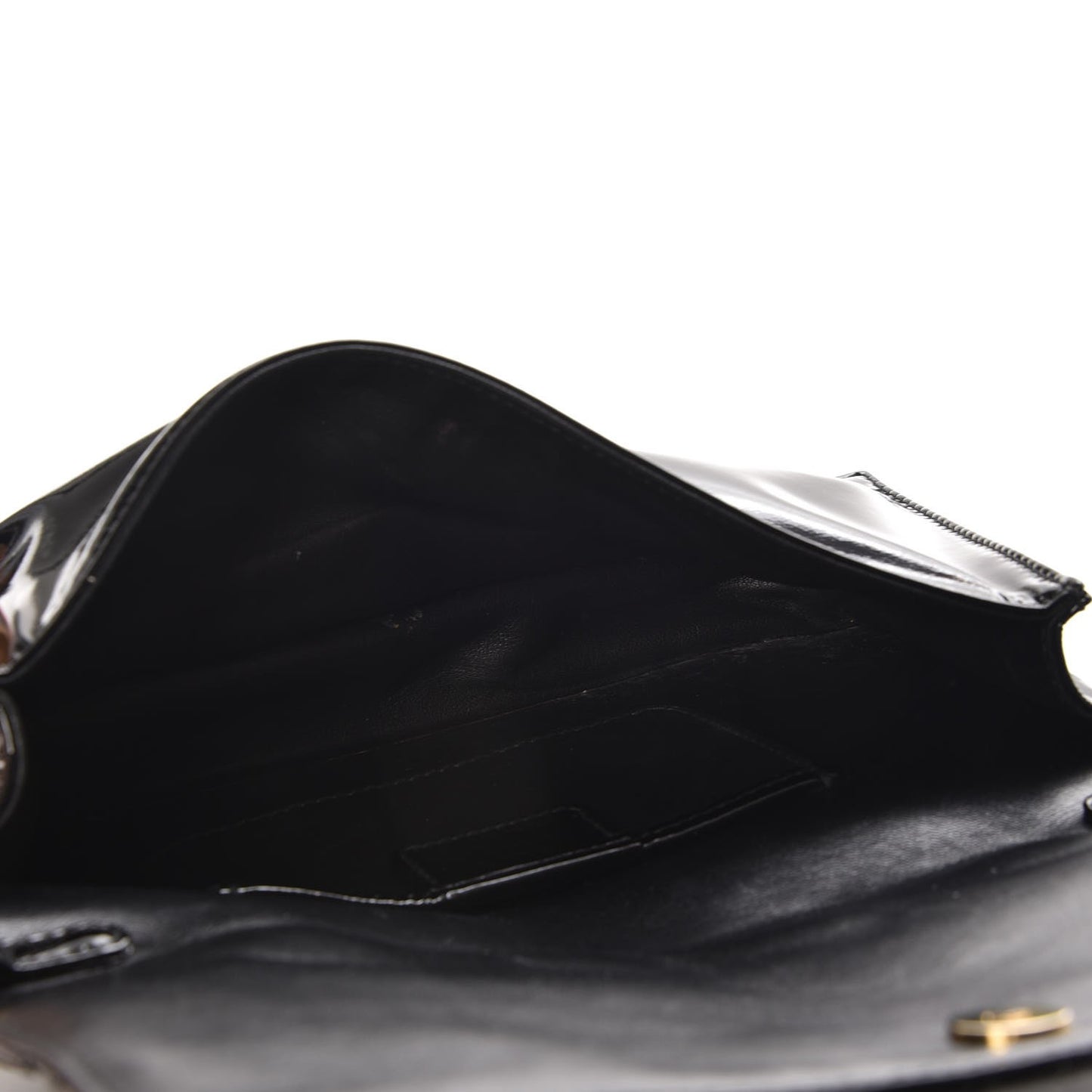 Patent Cannage Lady Dior Convertible Clutch Black
