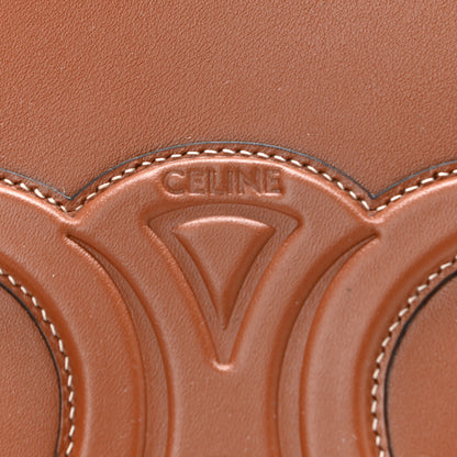 Celine Smooth Calfskin Small Cuir Triomphe Bucket Bag Tan 5 of 9