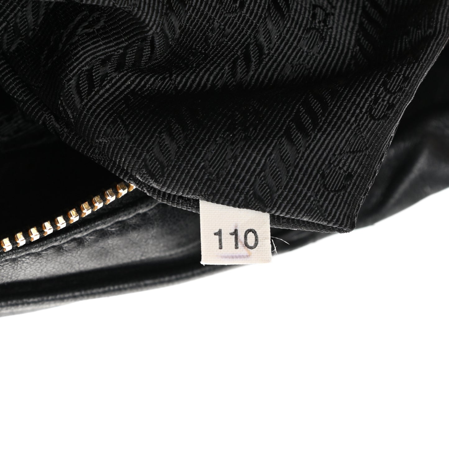 Nappa Gaufre Buckle Bowler Black