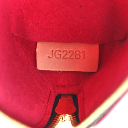Louis Vuitton Monogram 2021 Christmas Animation Hollywood Elizabeth Pencil Pouch Coquelicot 7 of 8