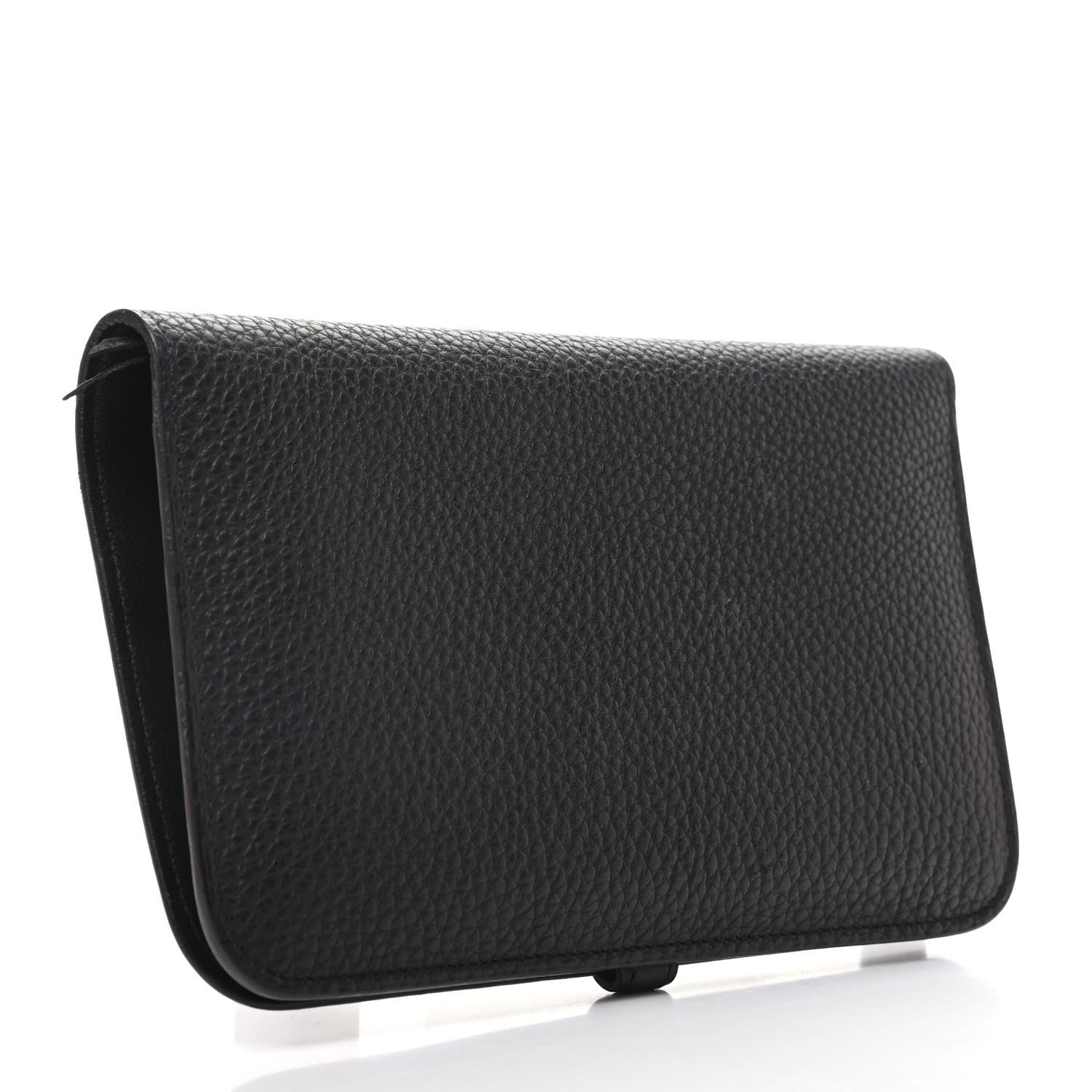 Hermes Togo Dogon Duo Wallet Black 3 of 8