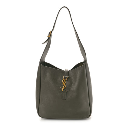 Saint Laurent Smooth Calfskin Small Le 5 A 7 Soft Hobo Light Musk 1 of 9