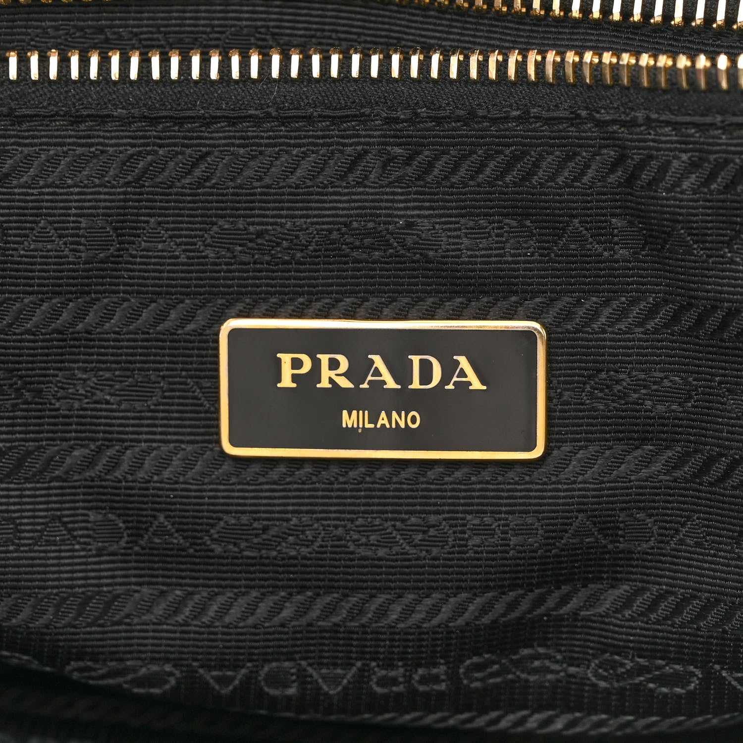 Prada Saffiano Tessuto Nylon Tote Black 6 of 11
