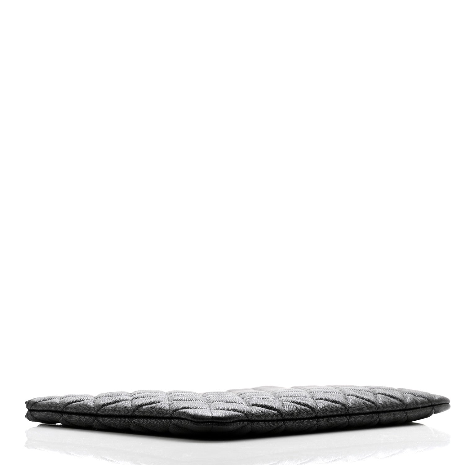 Chanel Caviar Quilted Medium Cosmetic Case Black 4 of 9