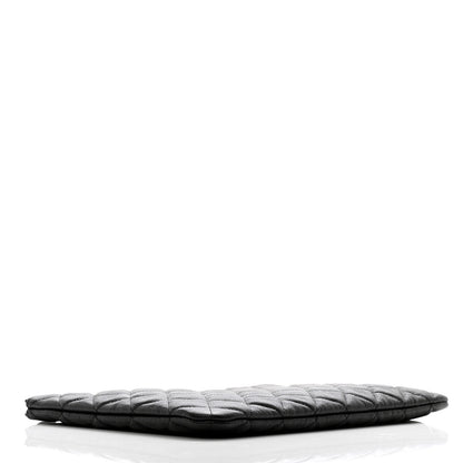 Chanel Caviar Quilted Medium Cosmetic Case Black 4 of 9