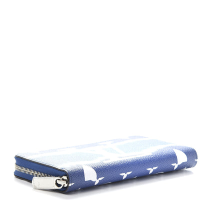 Louis Vuitton Monogram Escale Zippy Wallet Blue 4 of 8