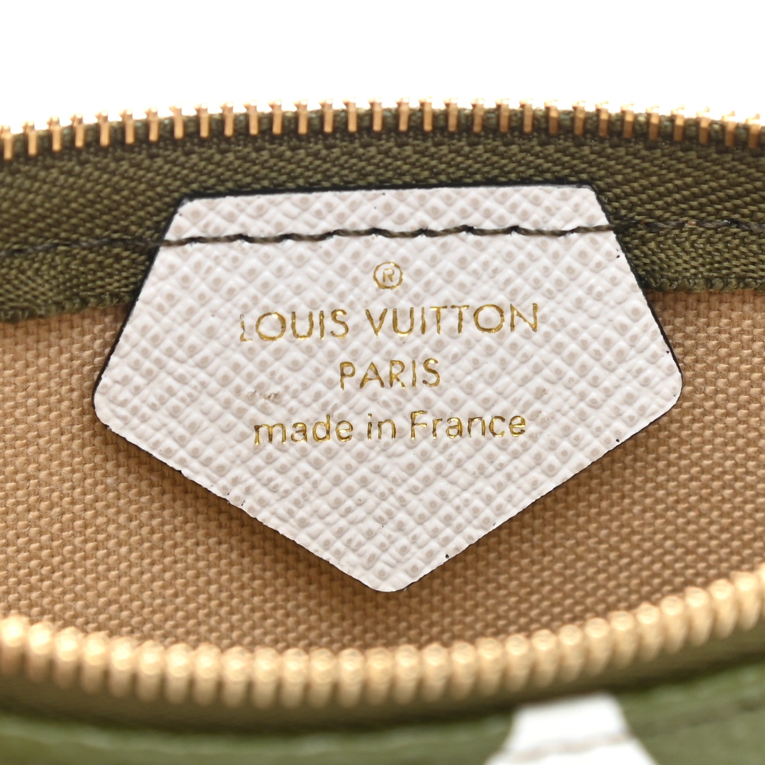 Louis Vuitton Monogram Giant Micro Pochette Accessories Kaki White 6 of 7