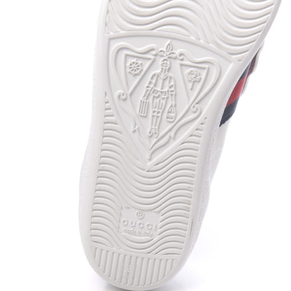 Gucci Calfskin Ayers Crystal Panther Embroidered Womens Ace Sneakers 38 White 7 of 11