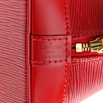 Louis Vuitton Epi Alma GM Castillan Red 6 of 10