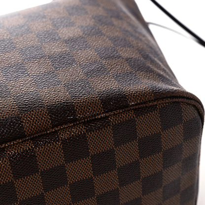 Louis Vuitton Damier Ebene Neo Neverfull MM Rose Ballerine 23 of 24