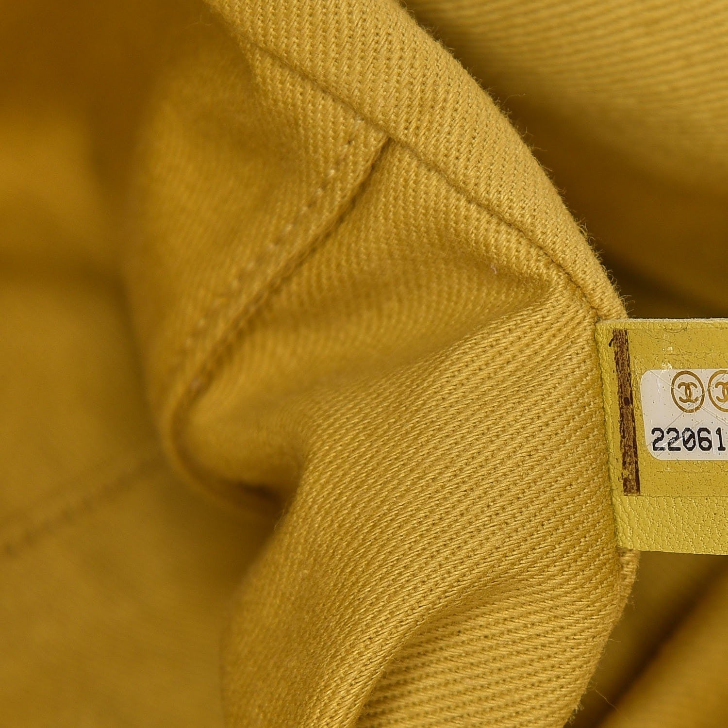 Chanel Woven Straw Raffia Large Deauville Tote Yellow 8 of 8
