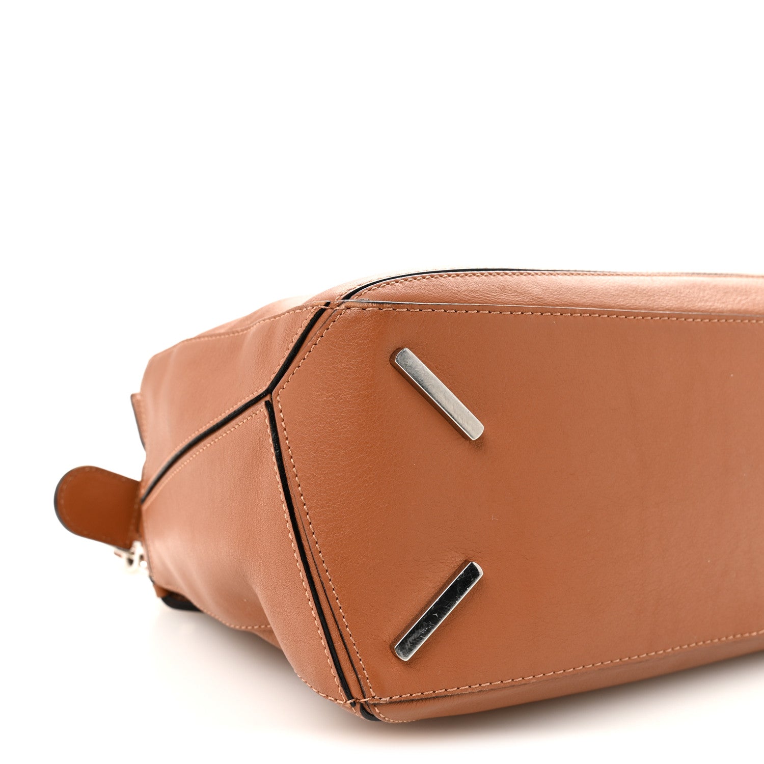 Loewe Calfskin Medium Puzzle Bag Tan 8 of 9