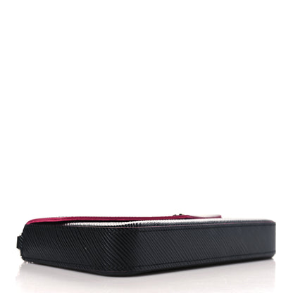 Louis Vuitton Epi Pochette Felicie Black Hot Pink 5 of 9