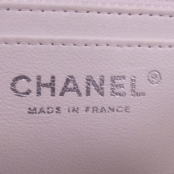 Caviar JUMBO Classic Flap White