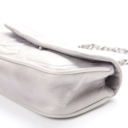 Chanel Lambskin Diagonal CC Chain Flap Grey 12 of 12