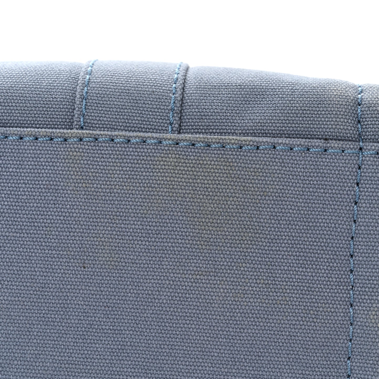 Cotton Canvas Medium The Traveler Tote Bag Blue Shadow