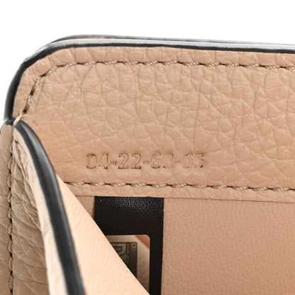 Chloe Grained Calfskin Alphabet Compact Wallet Nude 9 of 12