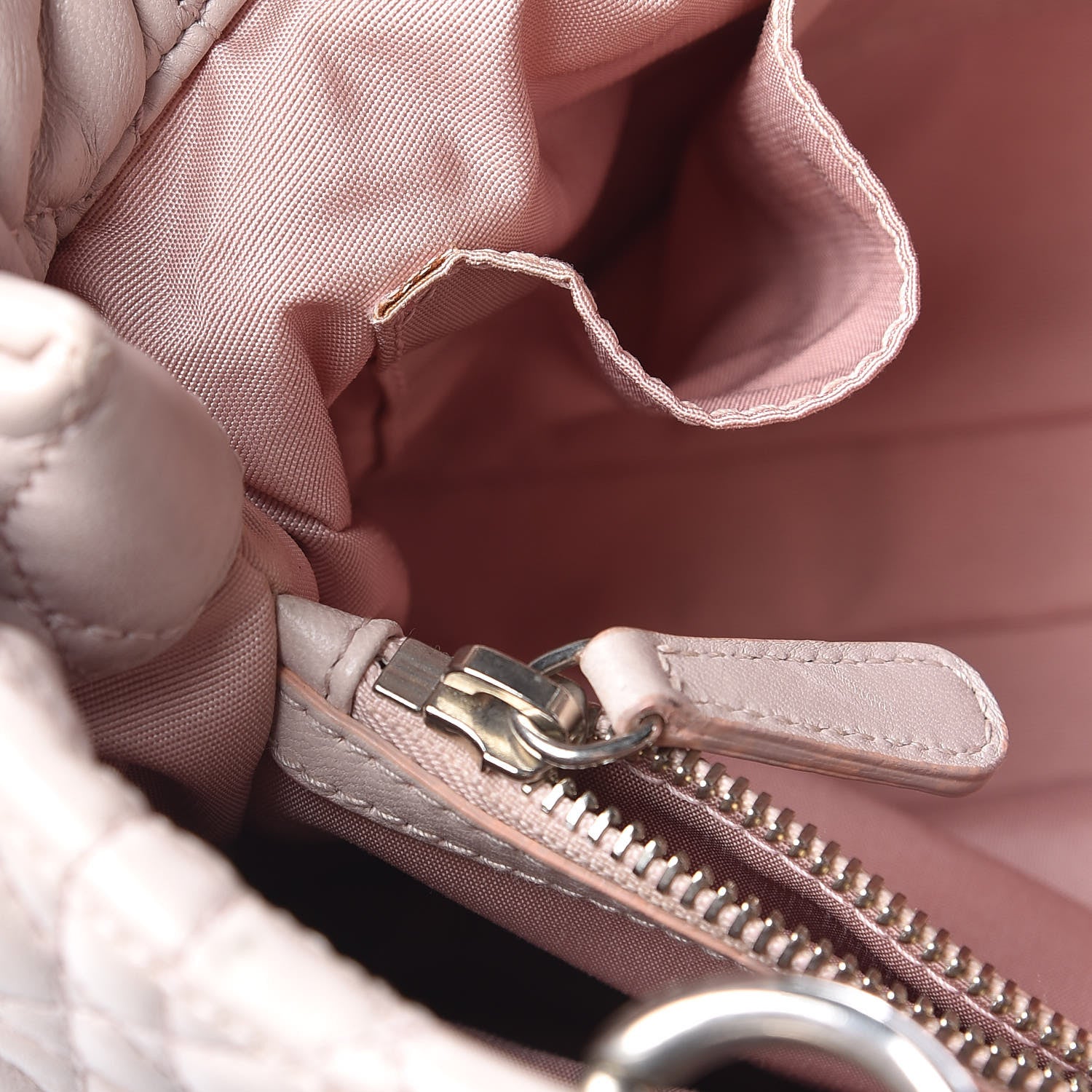 Christian Dior Lambskin Cannage Small Dior Soft Shopping Tote Light Pink 20 of 22
