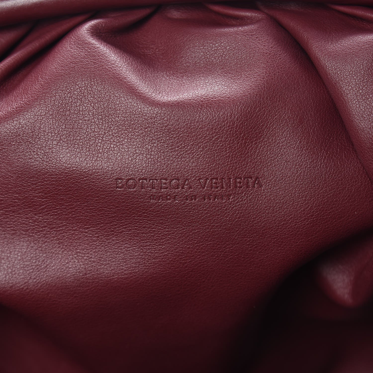 Bottega Veneta Smooth Butter Calf The Pouch Oversized Clutch Bordeaux 6 of 10
